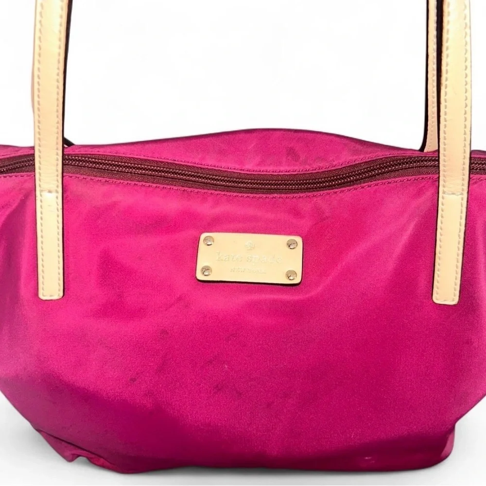 Kate Spade Magenta and Cream Tote